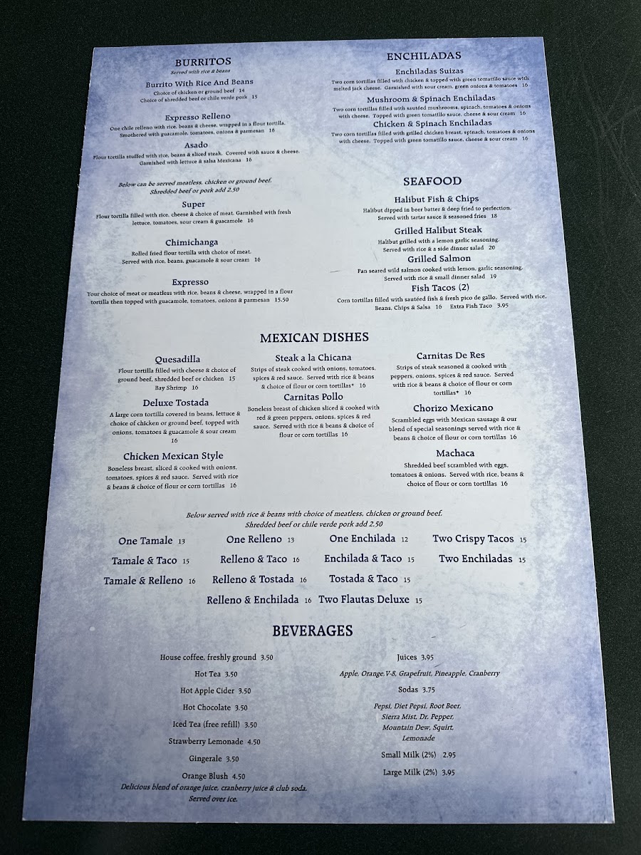 Traveler's Cove Menu - Image 2