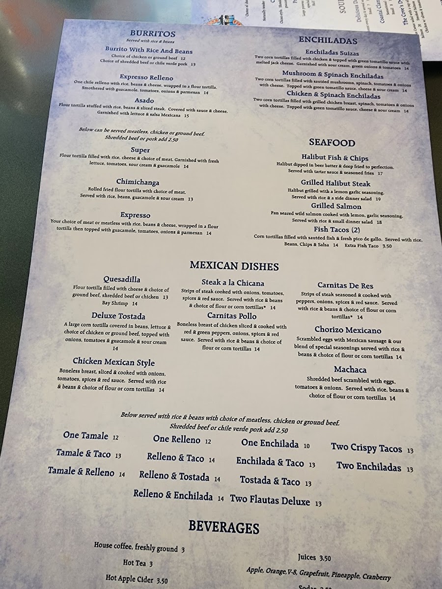 Traveler's Cove Menu - Image 6